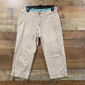 Columbia PFG Performance Fishing Gear Khaki Capris Size 8